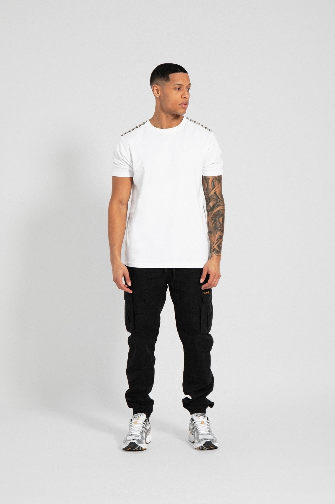 Mens ‘DEVVIE’ Cargo Pants – BLACK