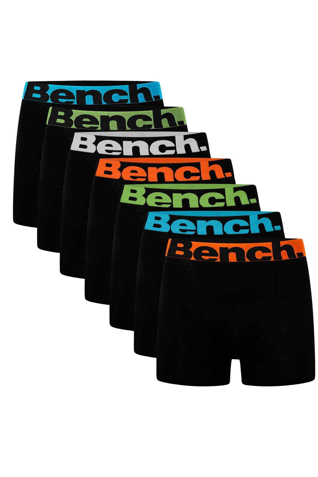 Mens ‘DIEGO’ 7 Pack Boxers – BLACK