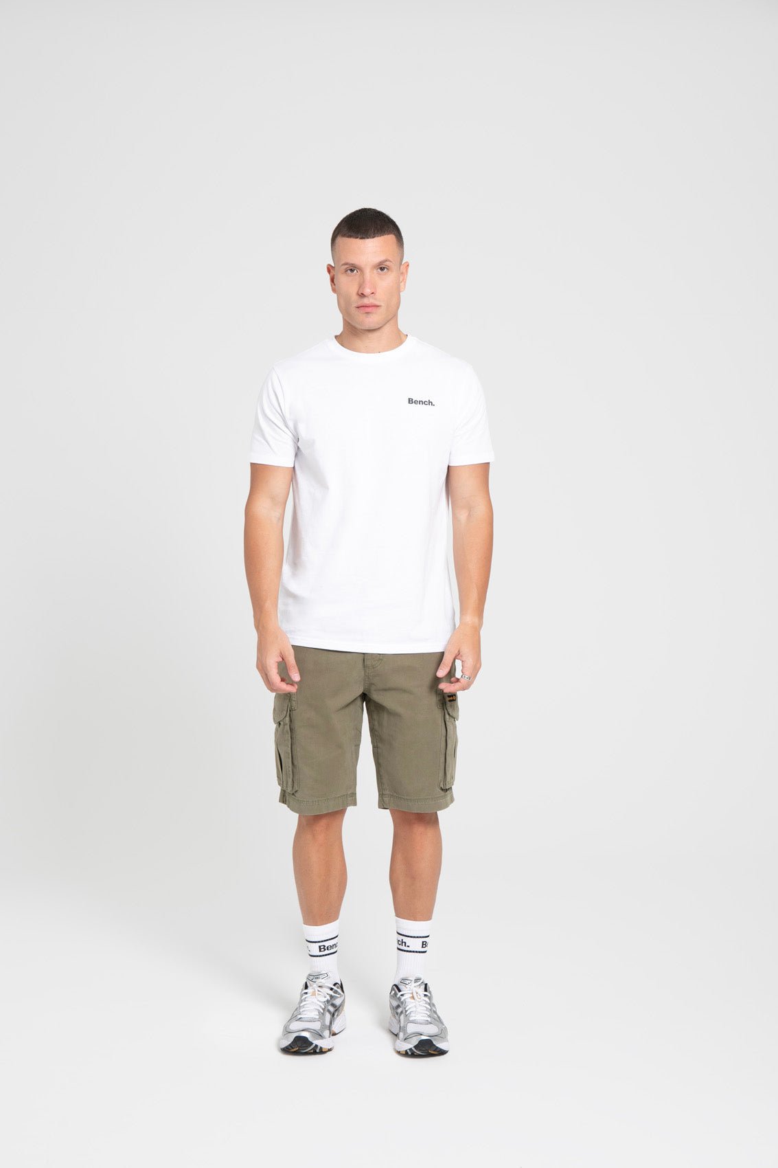 Mens ‘NOAHS’ Cargo Shorts – LIGHT KHAKI