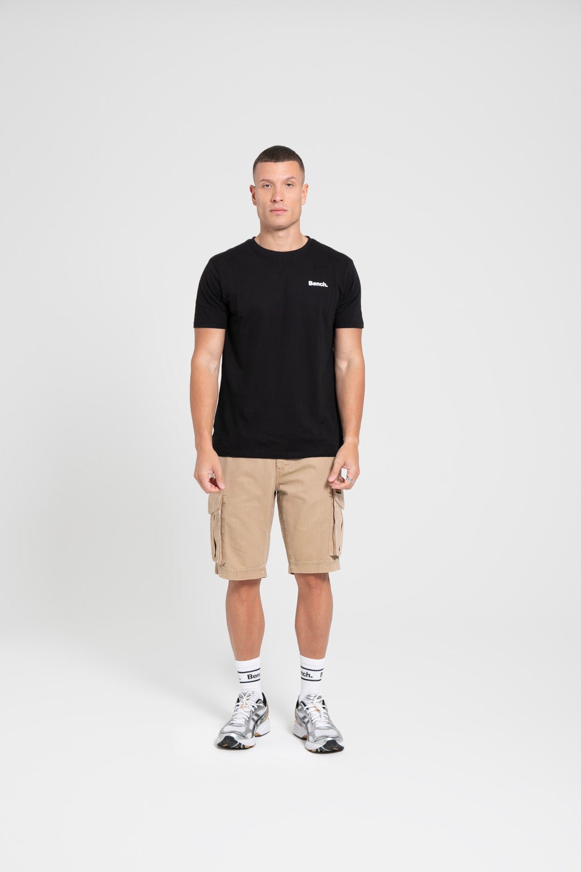 Mens ‘NOAHS’ Cargo Shorts – STONE