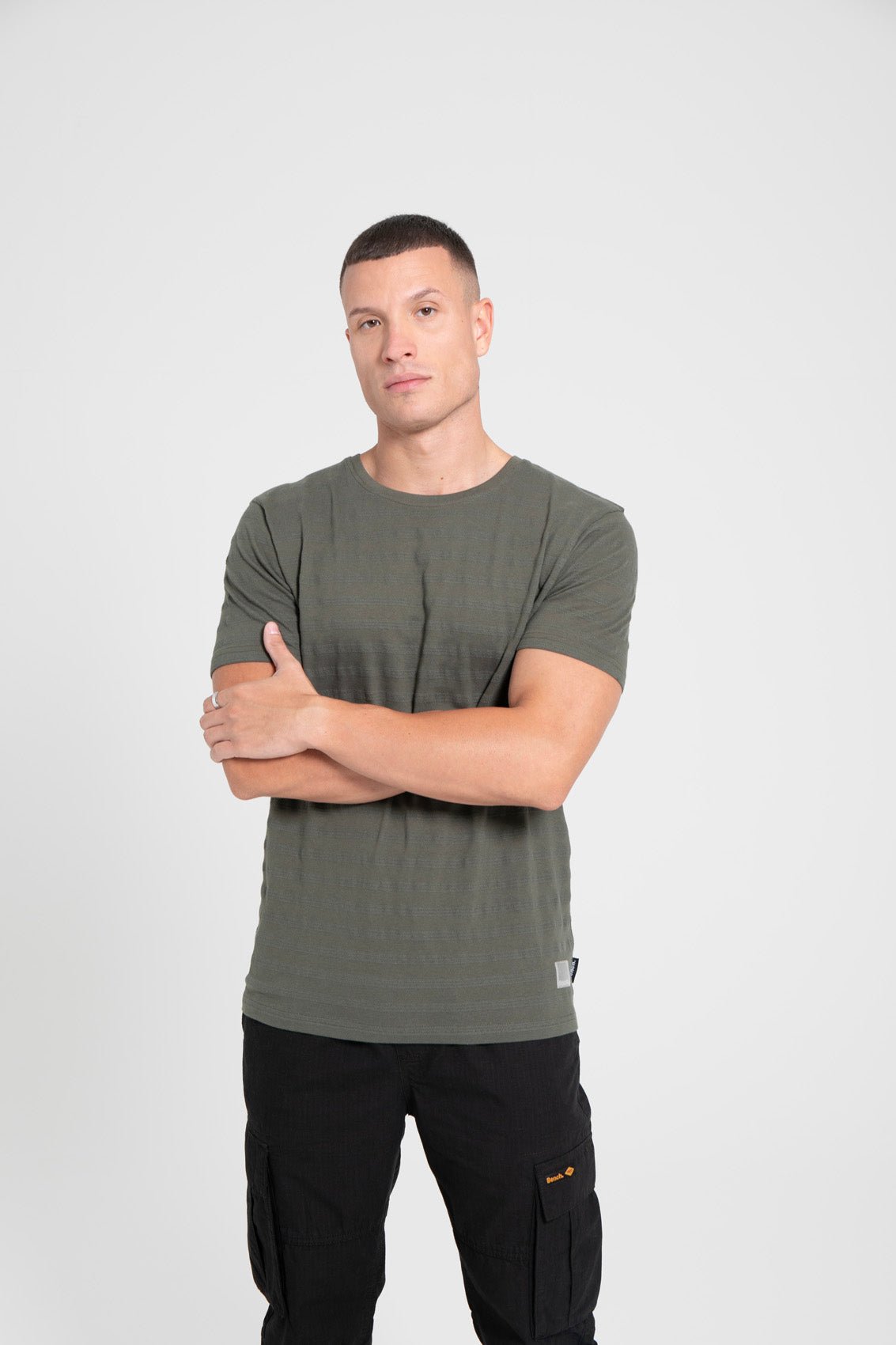 Mens ‘SARRI’ T-Shirt – KHAKI