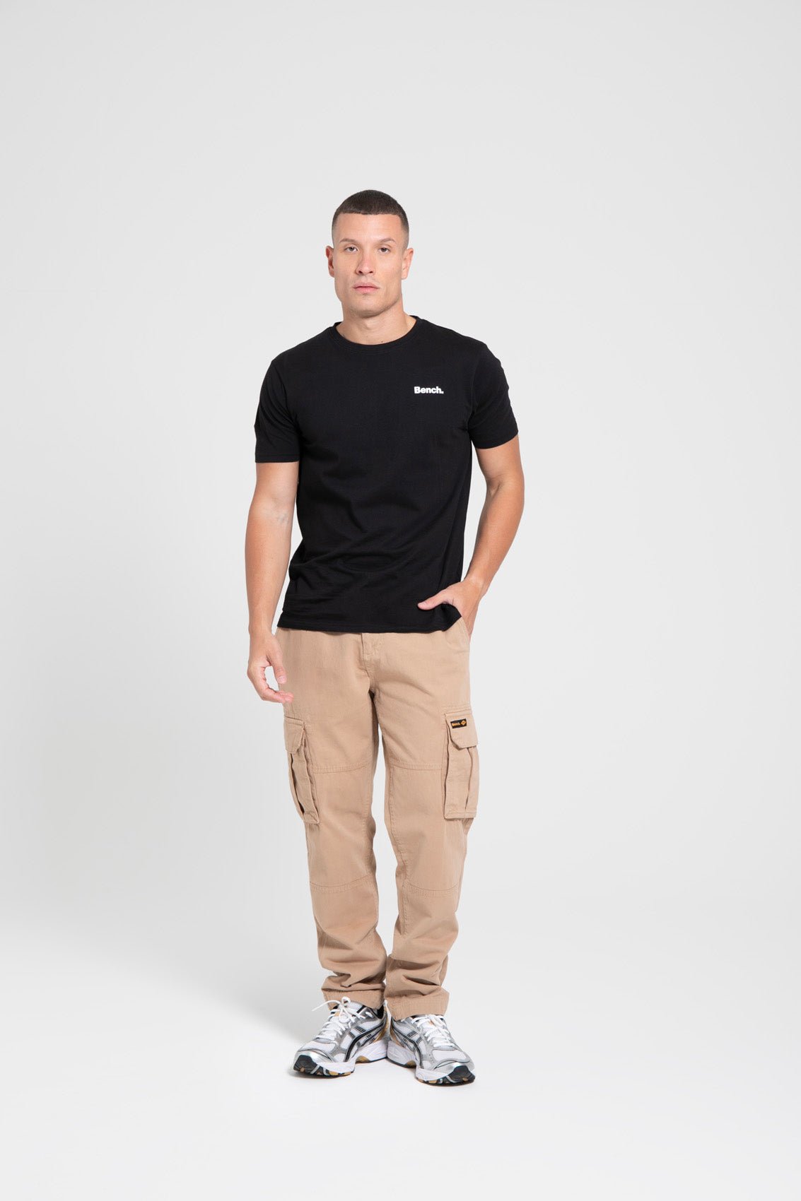 Mens ‘SERGEI’ Cargo Pants – STONE