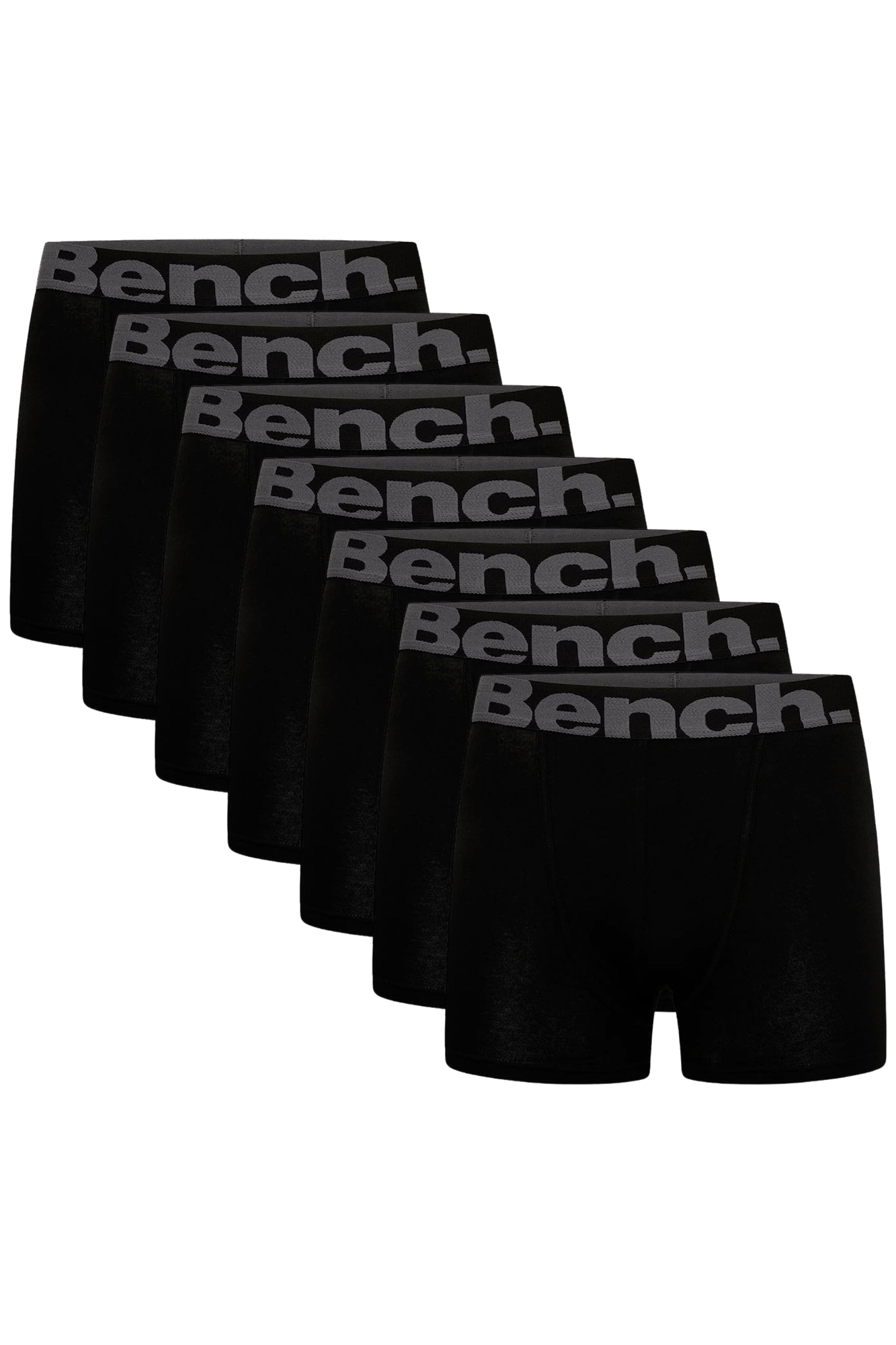 Mens ‘SUTTONIA’ 7 Pack Boxers – BLACK